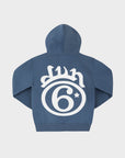 DARKBLUE 6STARS HOODIE