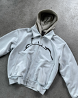 ARCHIVE-BLUE HOODED ZIP JACKET