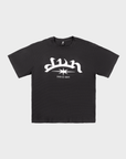 BLACK WAFFLE T-SHIRT