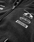 BLACK RALLY CREW ZIP