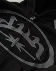 BLACK OVERLOGO ZIP