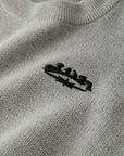 GREY COAT-OF-ARMS KNIT