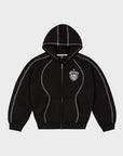 BLACK COAT-OF-ARMS TECH ZIP