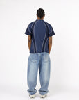 DARKBLUE TECH LINES T-SHIRT