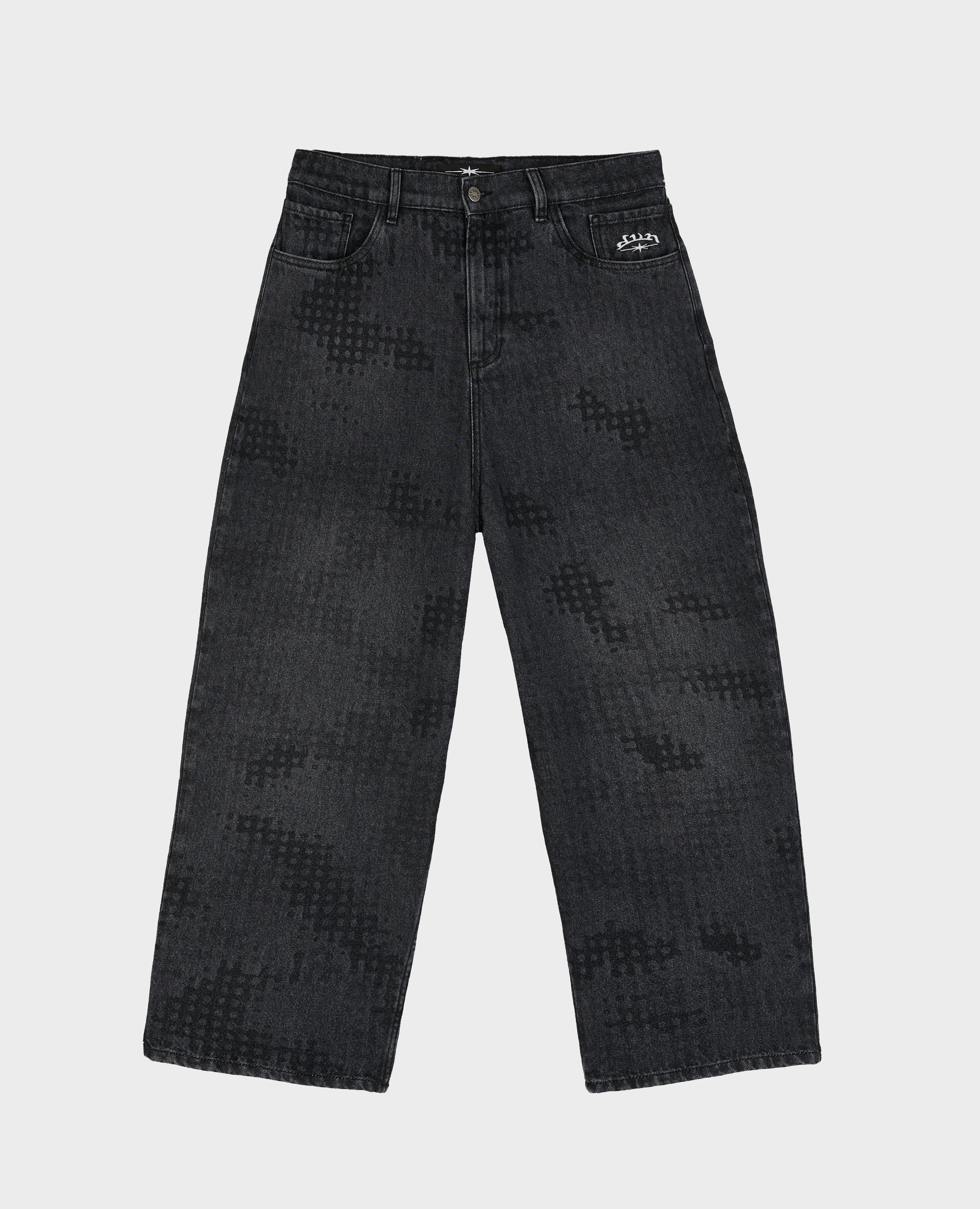 BLACK CAMO 6SNOW DENIM