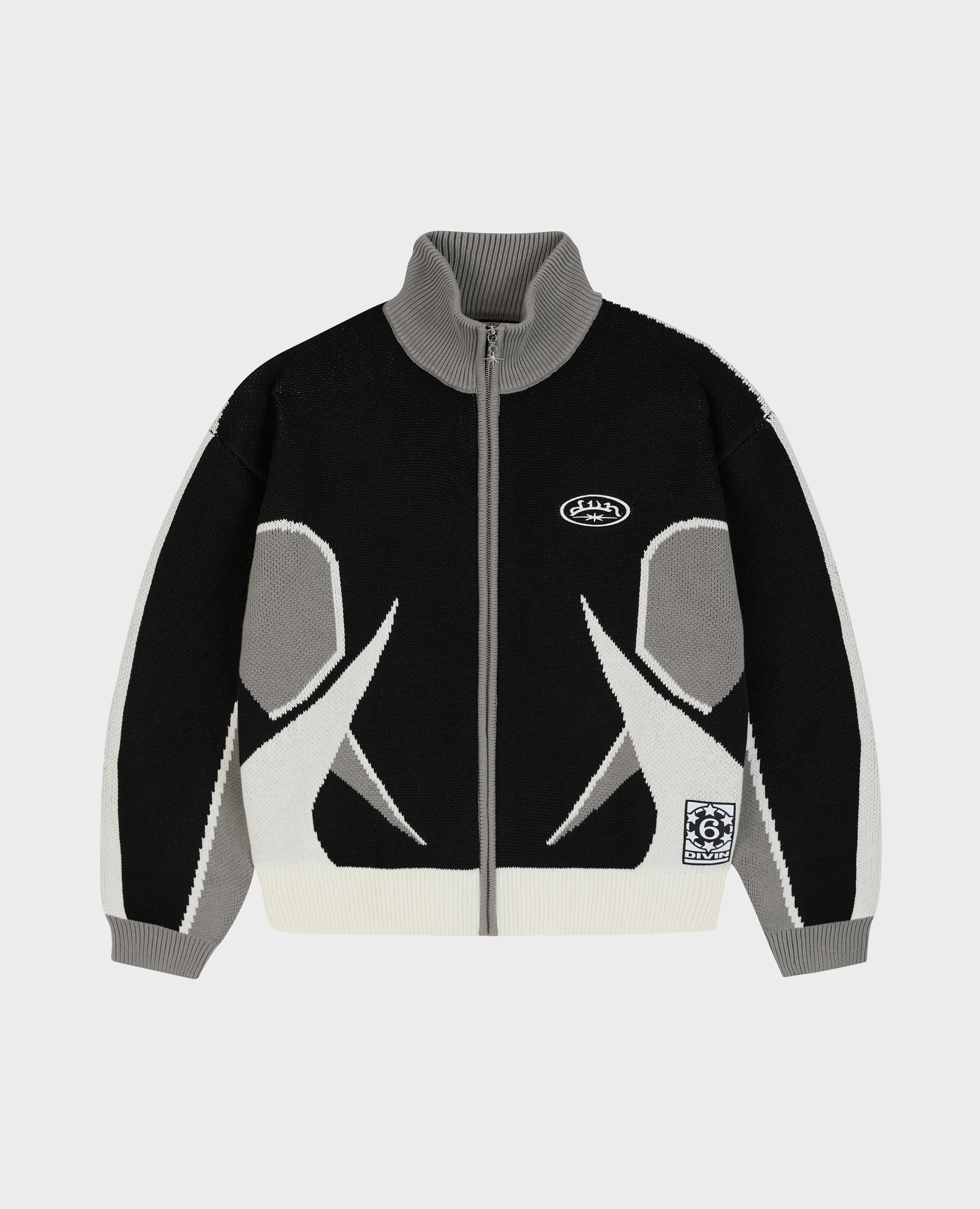 6SNOW ZIPPED KNIT