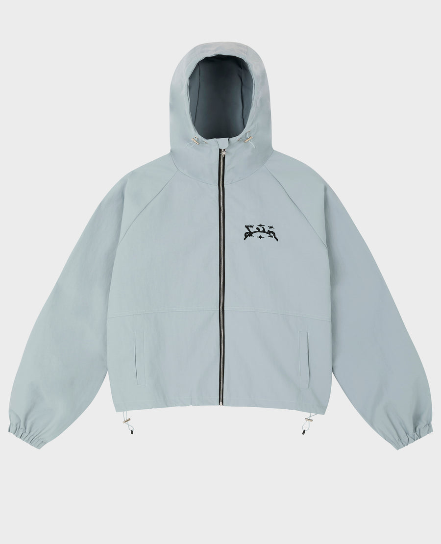 BLUE WINDBREAKER JACKET