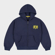 BLUE BLASON ZIP