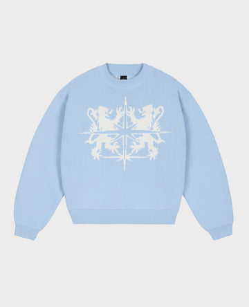 BLUE BLASON KNIT