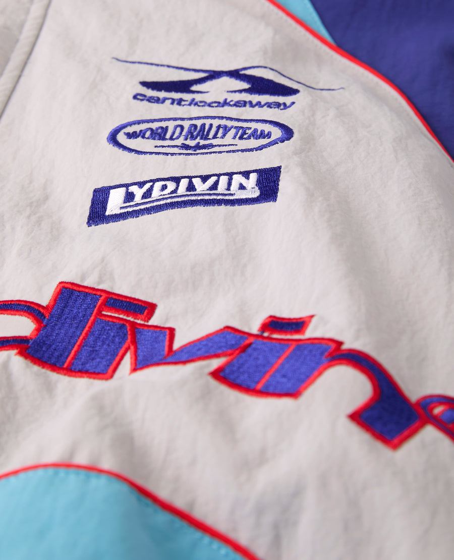 WHITE RALLY TRACKSUIT JACKET