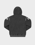 BLACK RALLY CREW ZIP