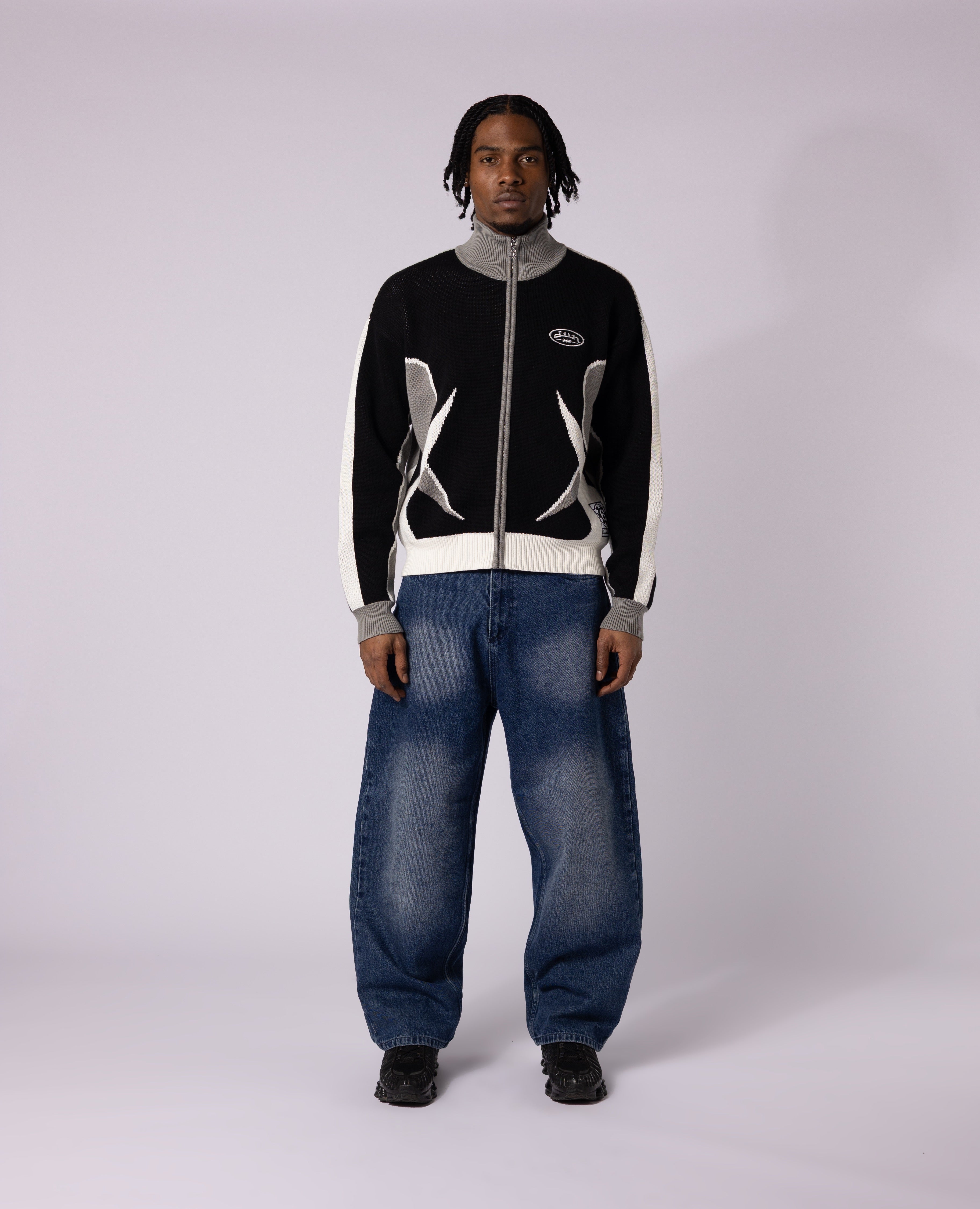 6SNOW ZIPPED KNIT