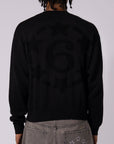BLACK 6SNOW CROSS KNIT