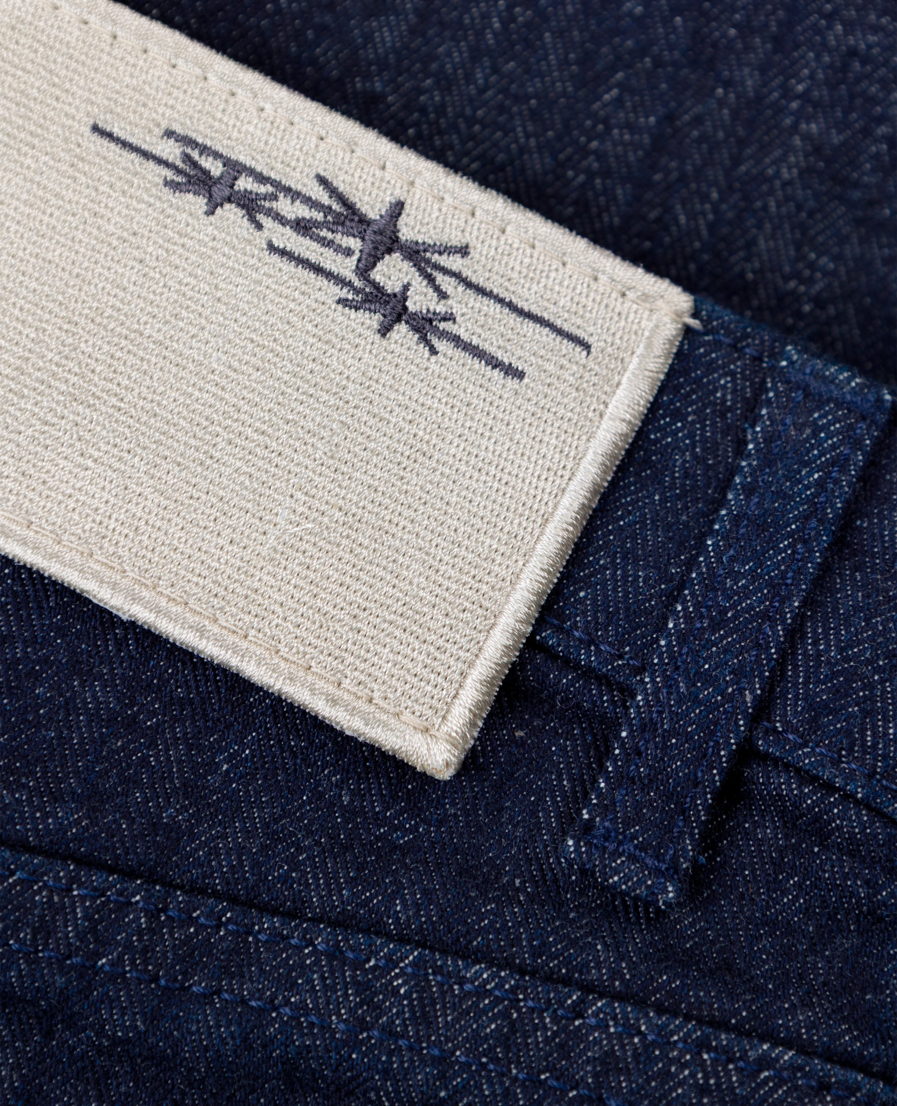 BLUE PINSTRIPES JORT