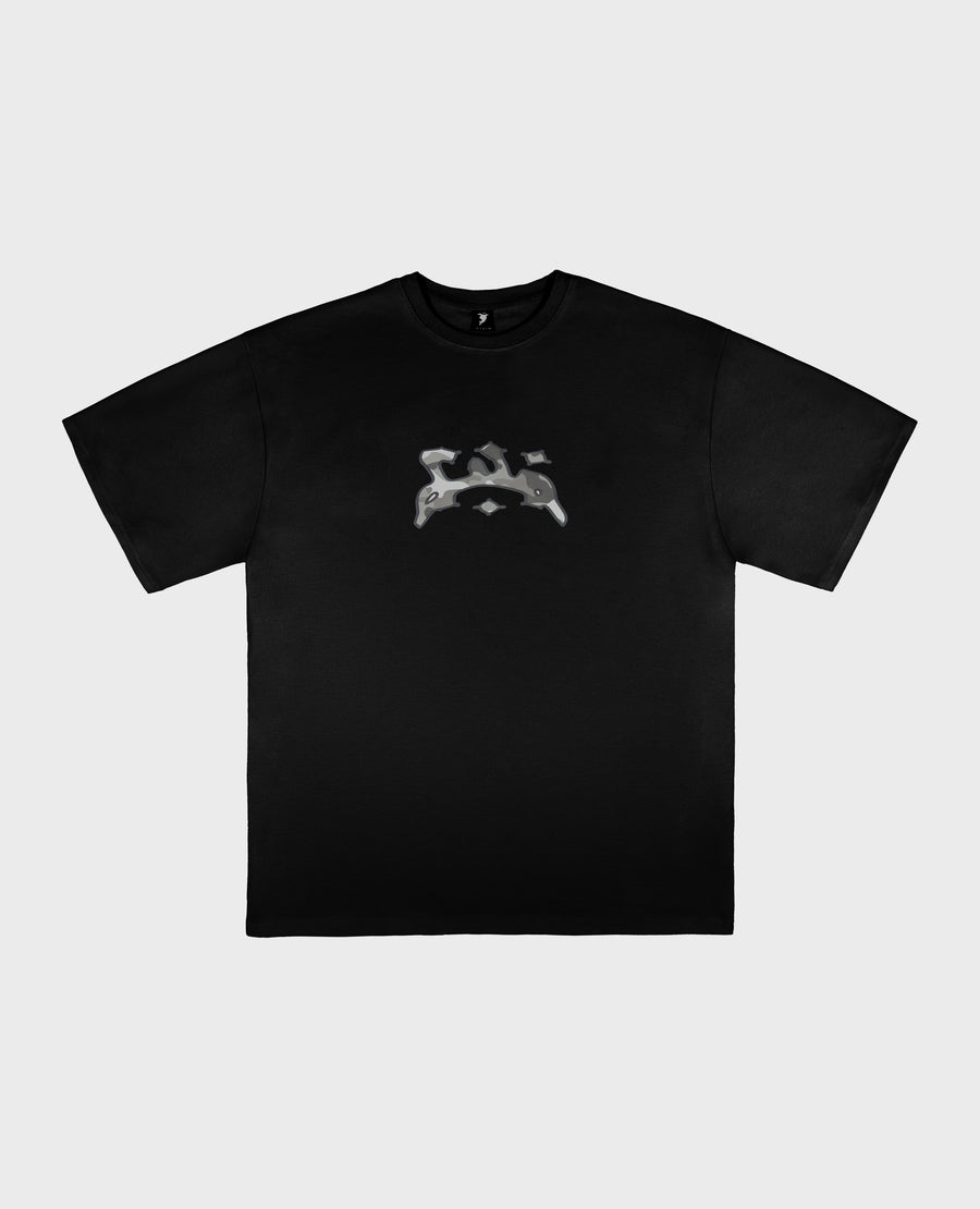 BLACK CAMO T-SHIRT