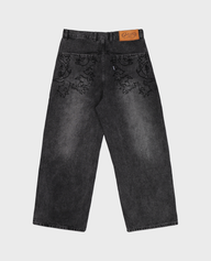 WASHED GREY BEAST DENIM
