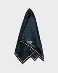 WOMENS BLUE TIGER SCARF