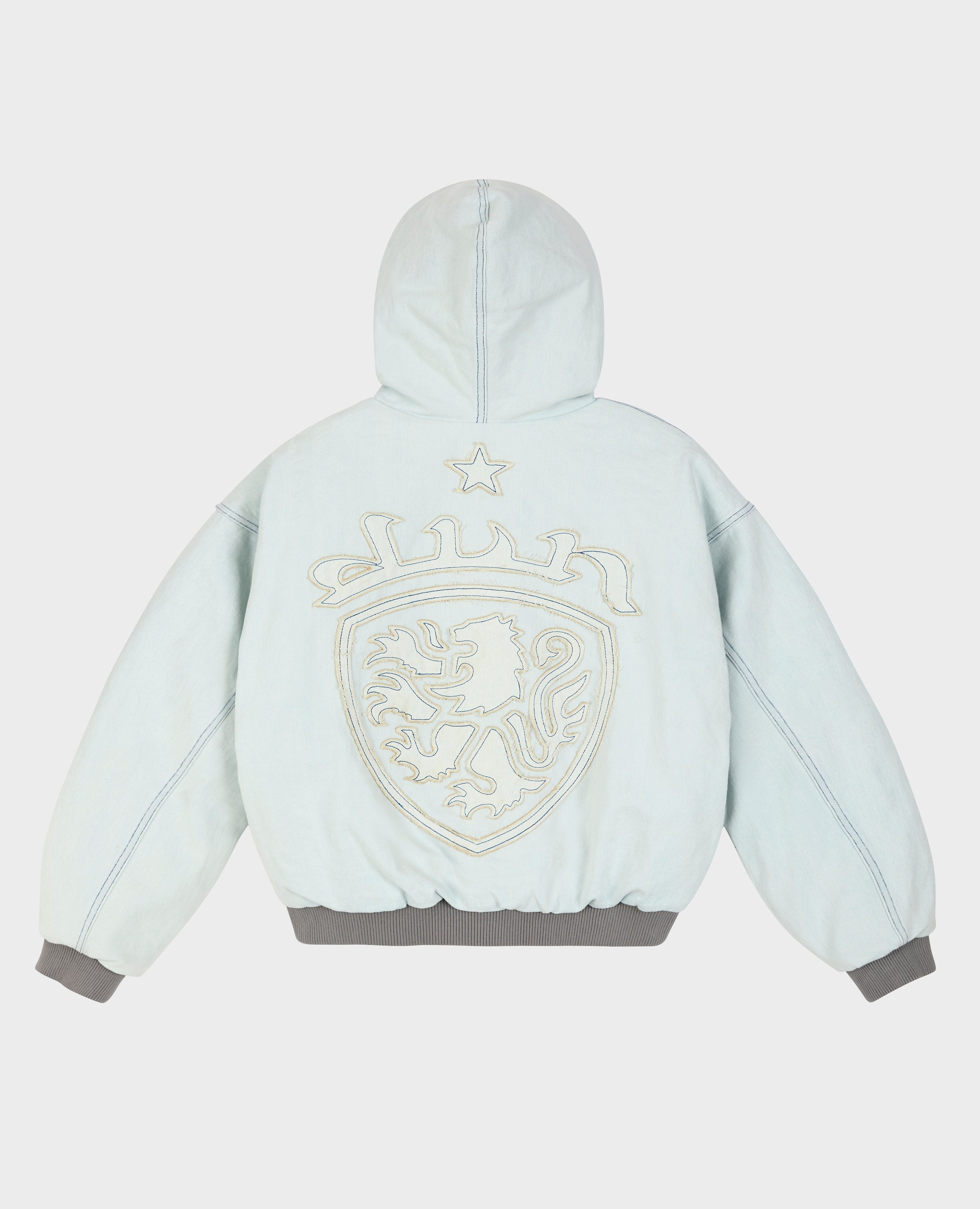 WHITE COAT-OF-ARMS JACKET