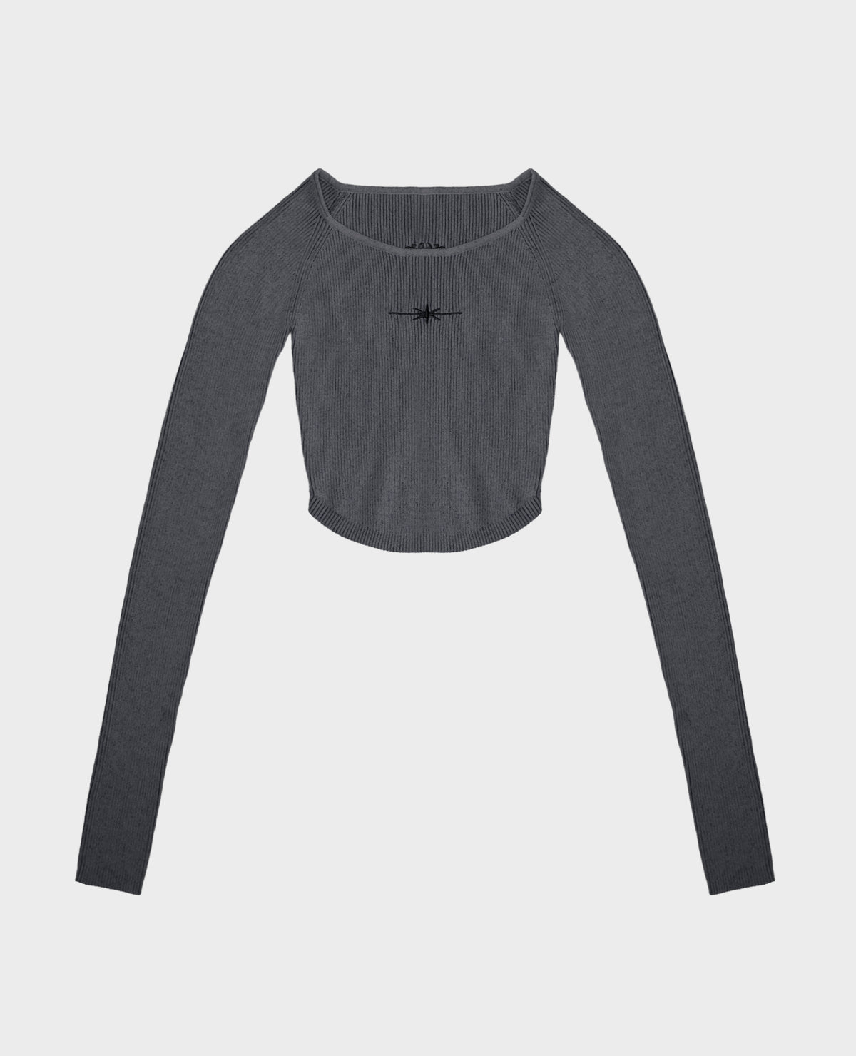 WOMENS GREY BALLET TOP