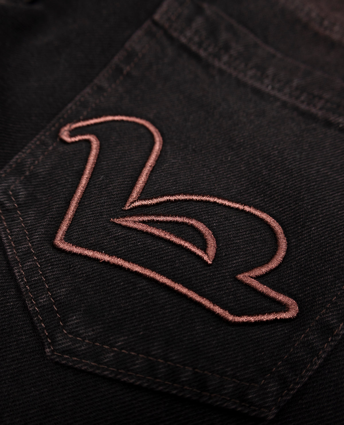 WOMENS BROWN SIDE POCKET DENIM