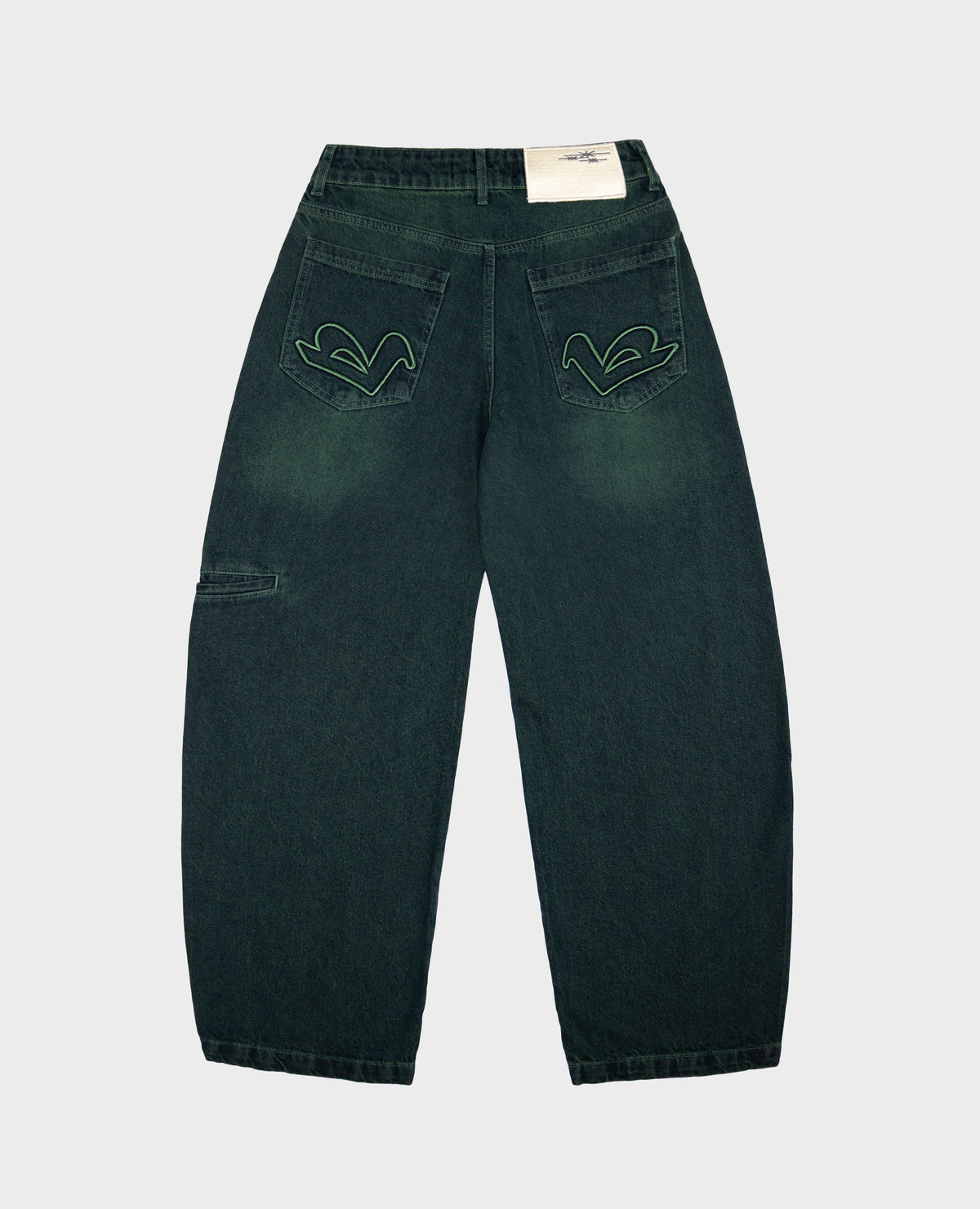 WOMENS BLUE SIDE POCKET DENIM