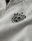 GREY COA EMBROIDERY ZIP
