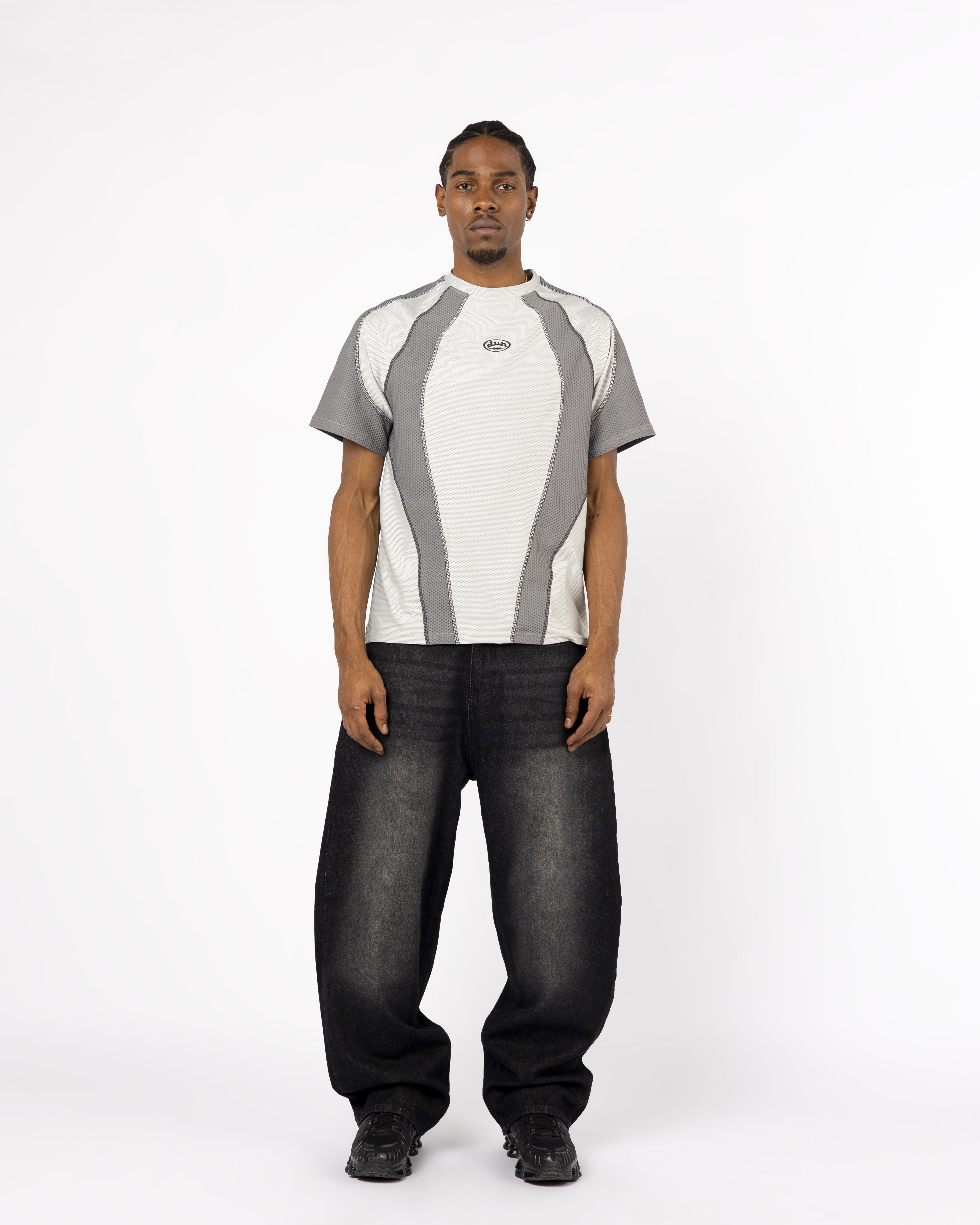 GREY TECH LINES T-SHIRT