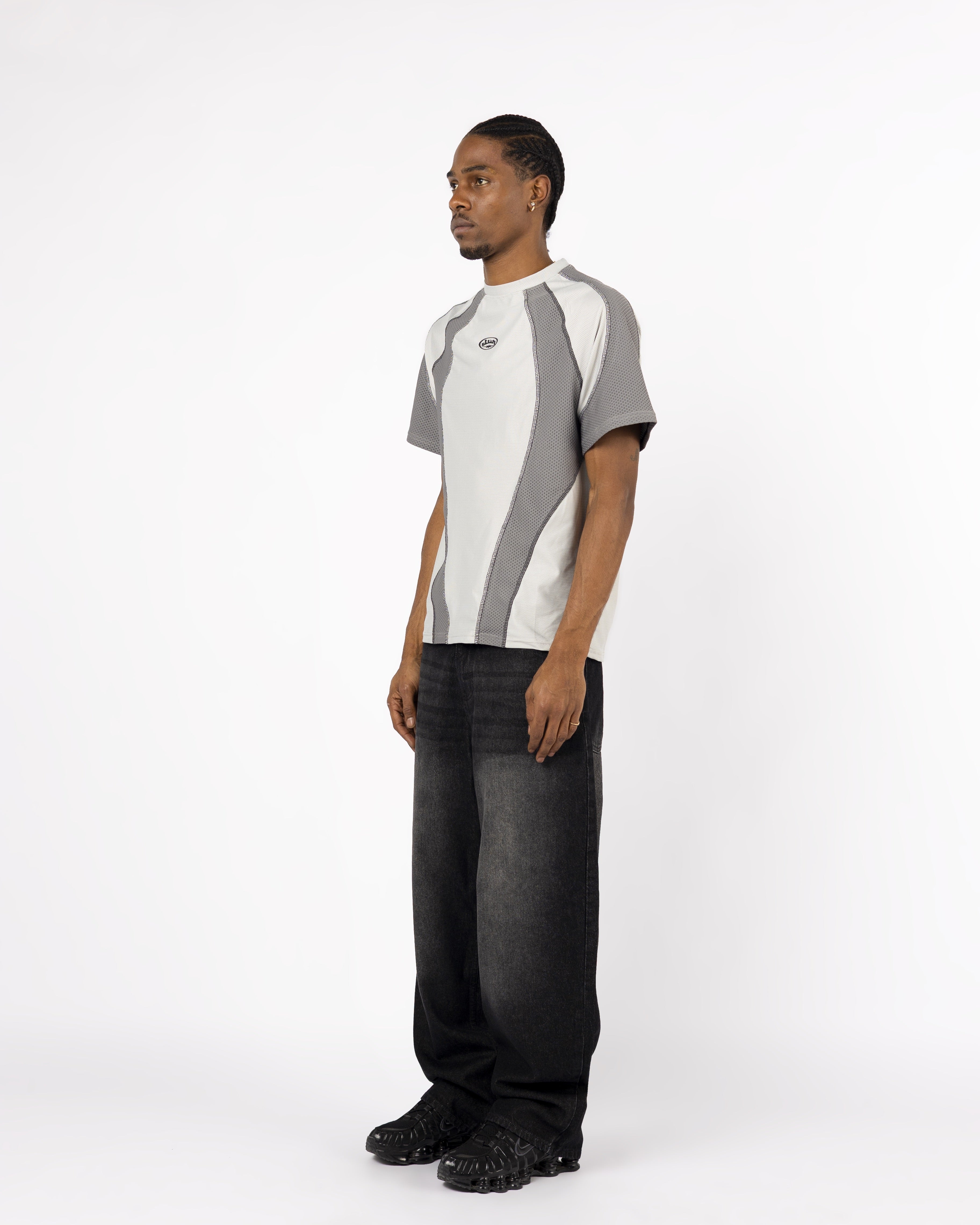 GREY TECH LINES T-SHIRT