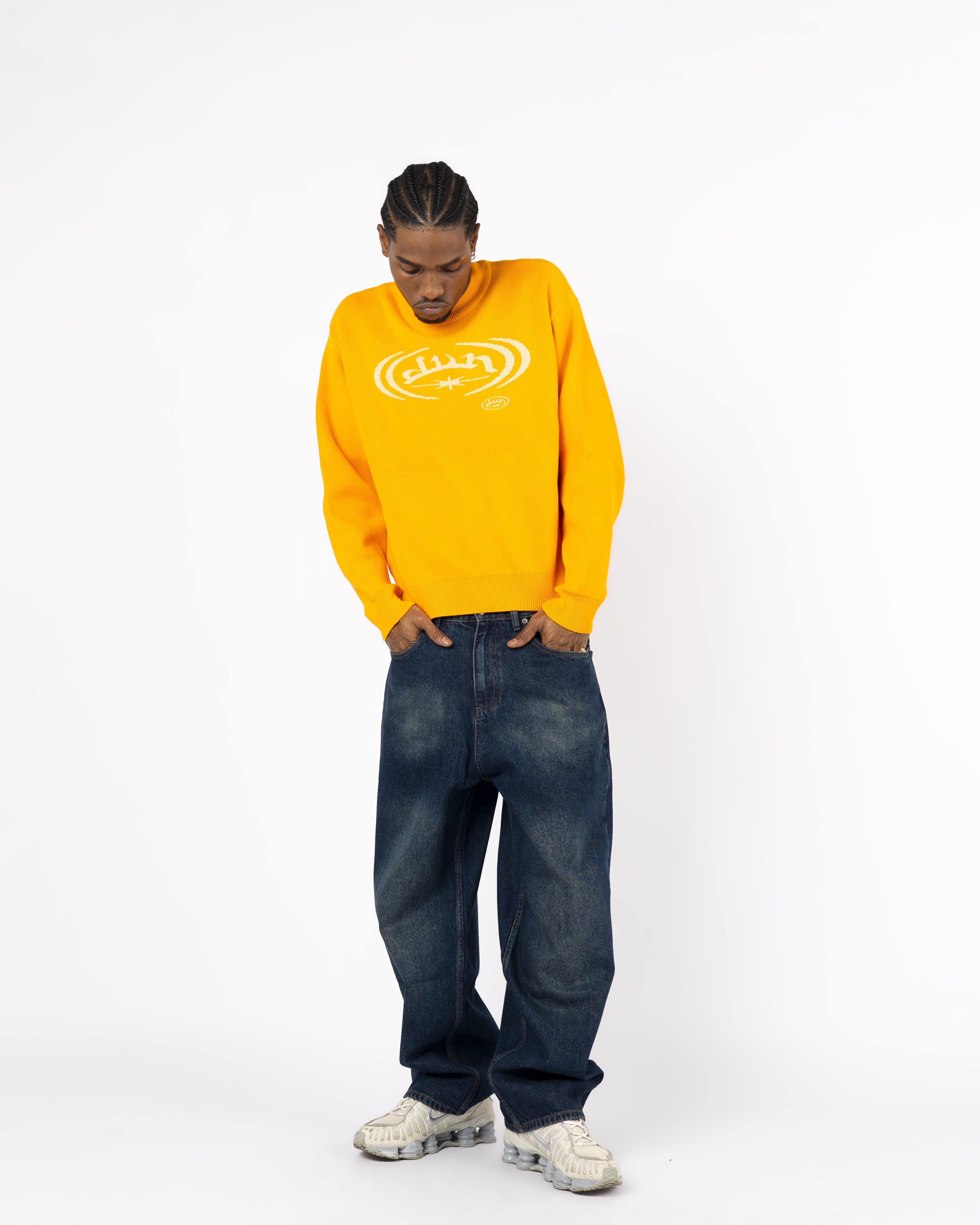 ORANGE TRAP KNIT