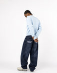 BLUE BLASON KNIT
