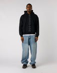 BLACK VERTEBRA ZIP