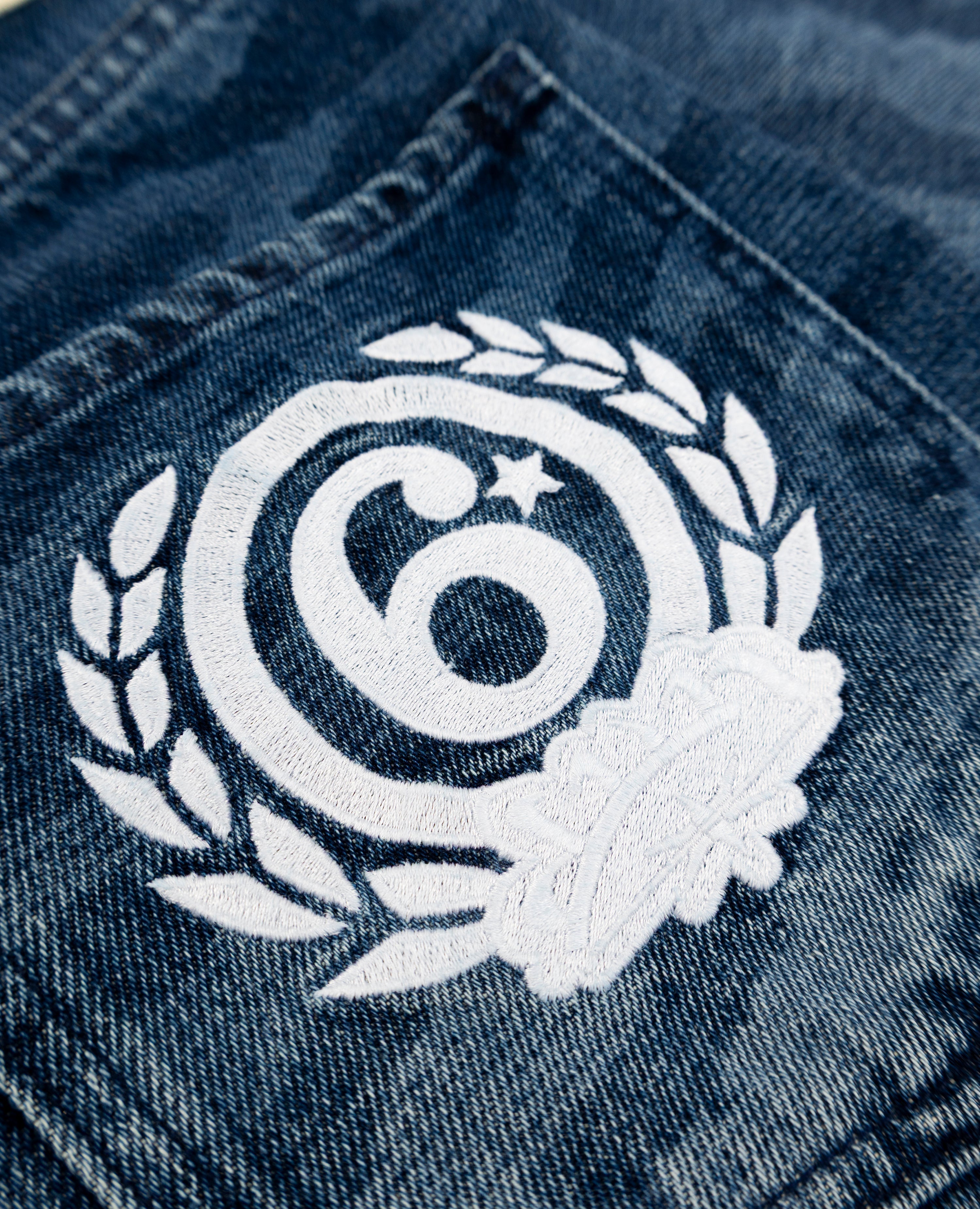 Blue Tiger Denim Jort