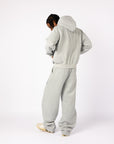 GREY COA EMBROIDERY JOGGERS