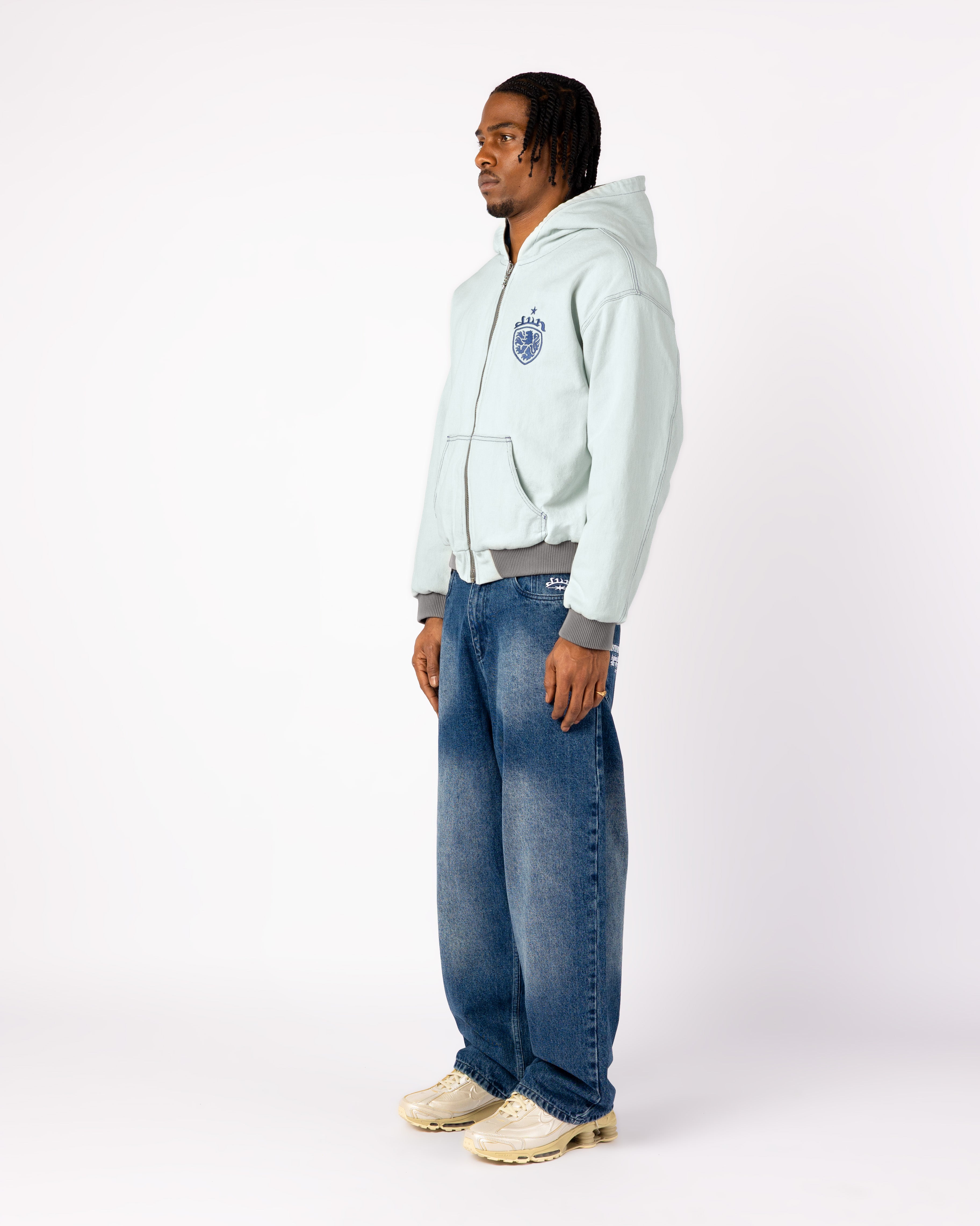 WHITE COAT-OF-ARMS JACKET
