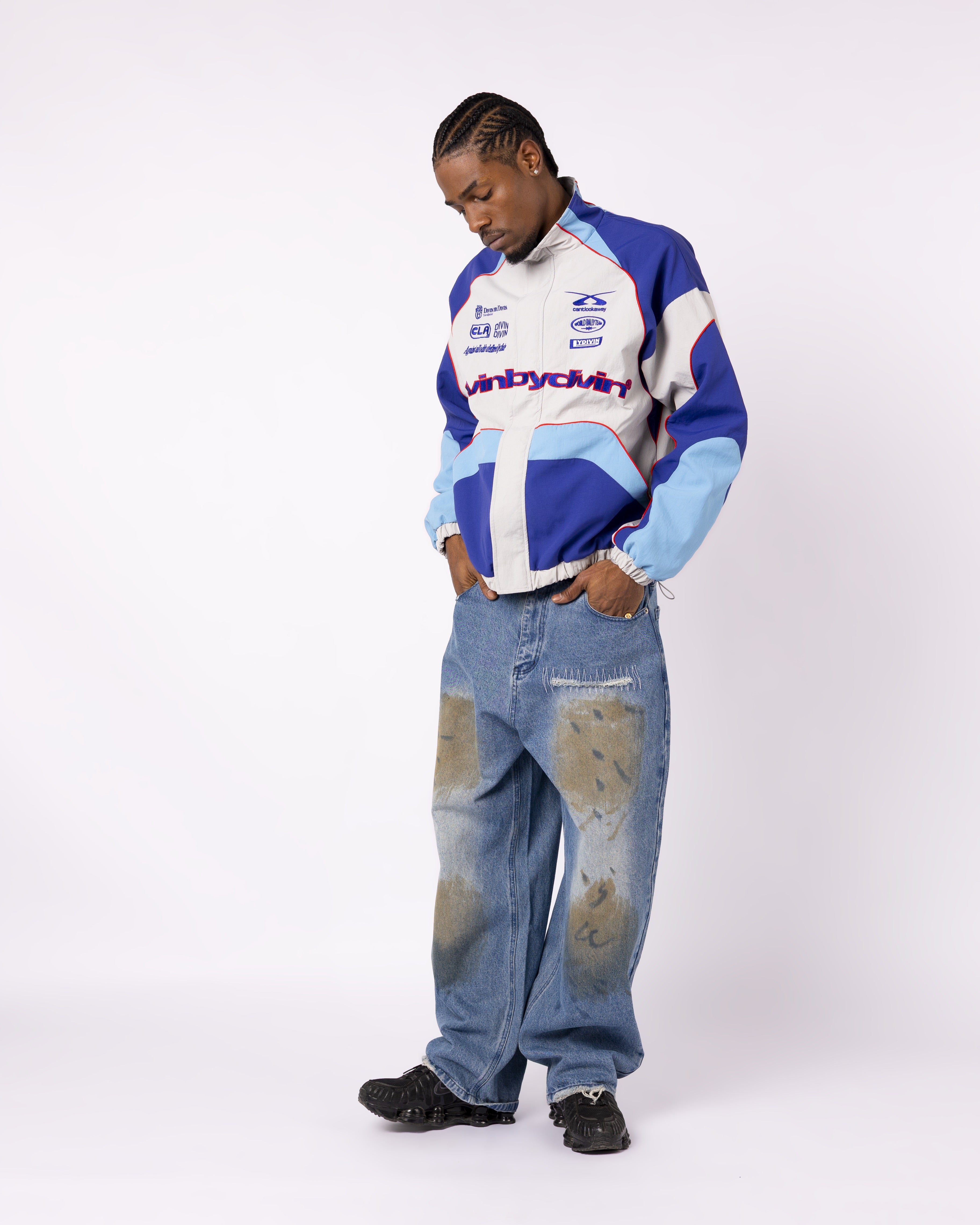 WHITE RALLY TRACKSUIT JACKET