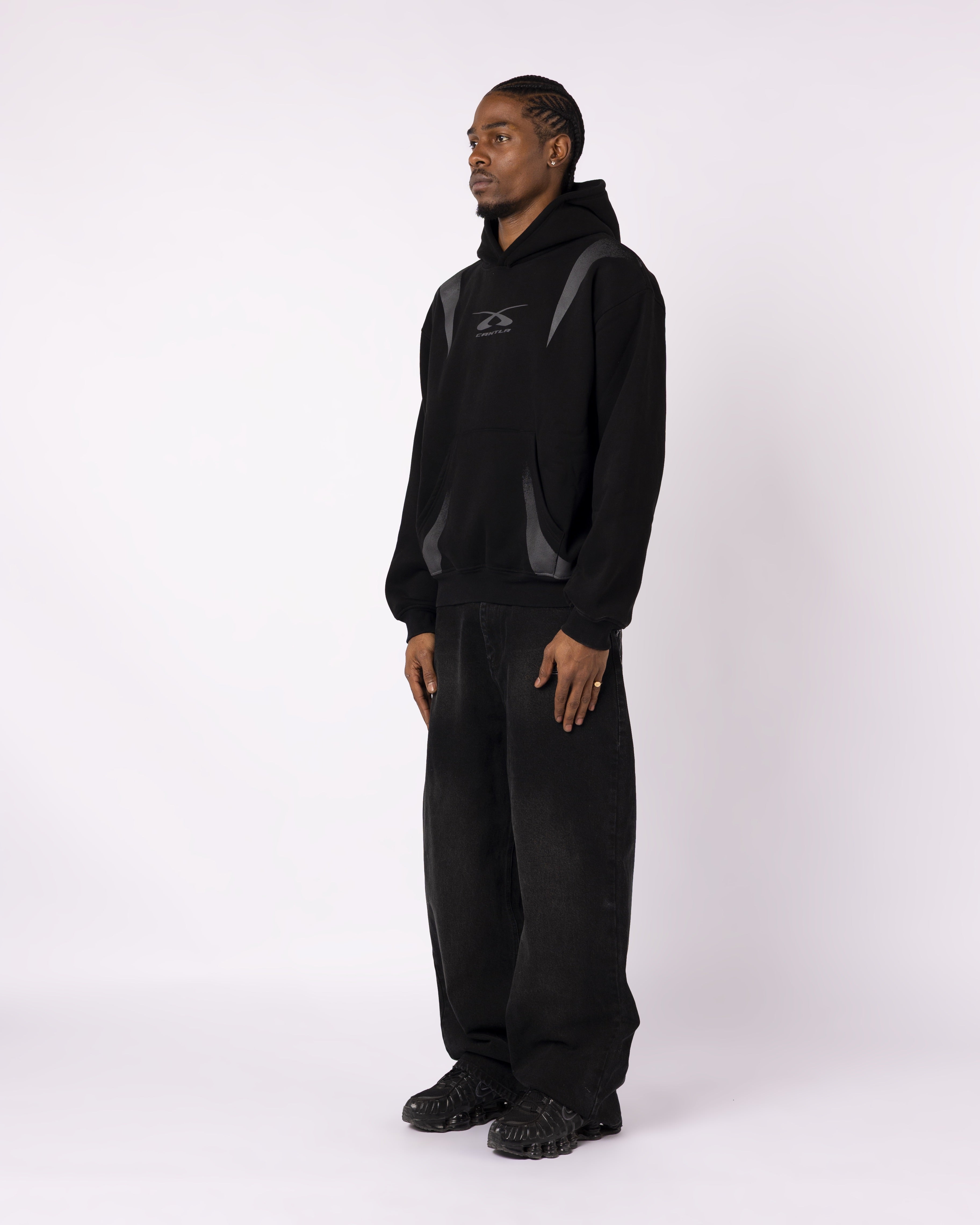 BLACK RALLY HOODIE