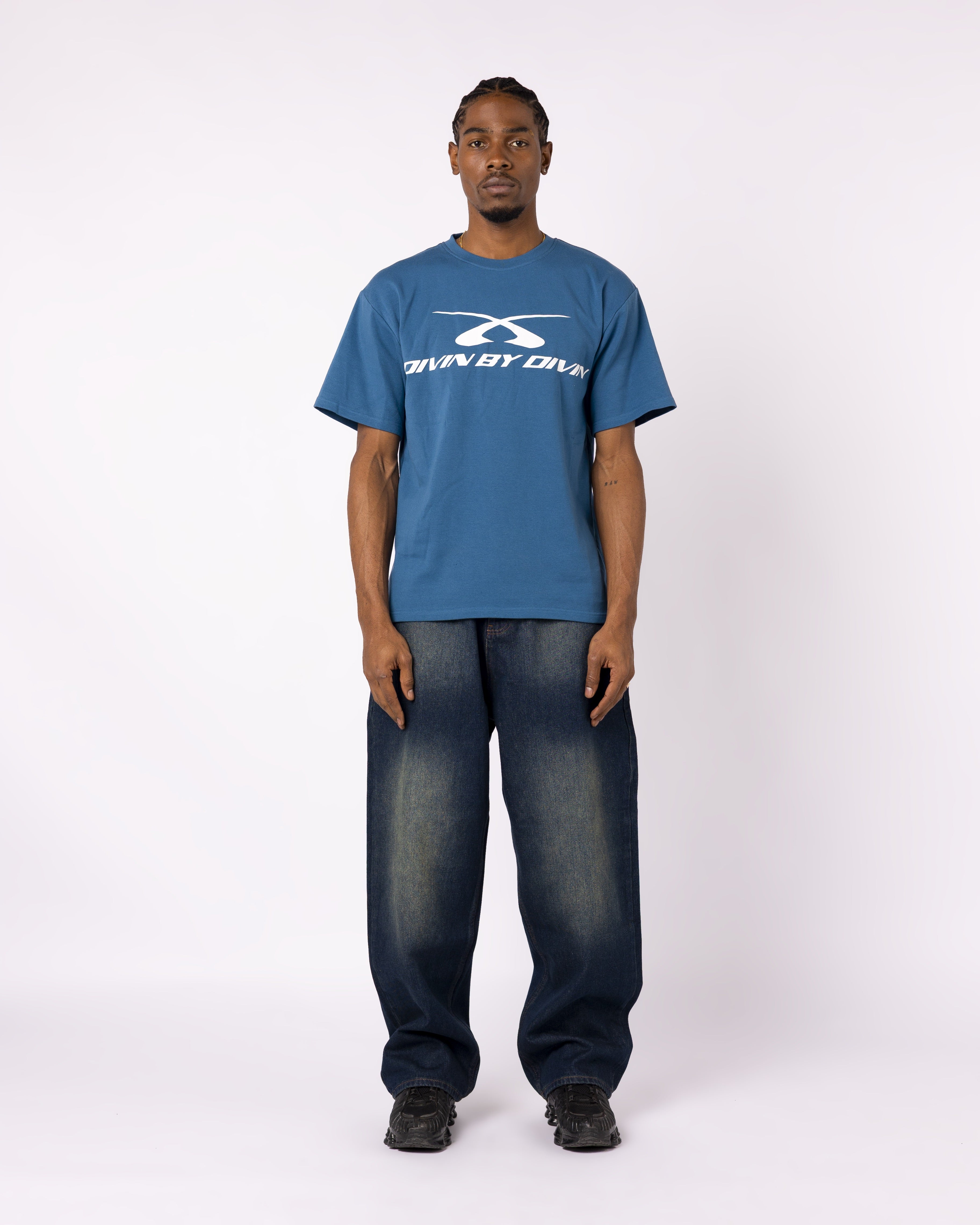 BLUE RALLY T-SHIRT