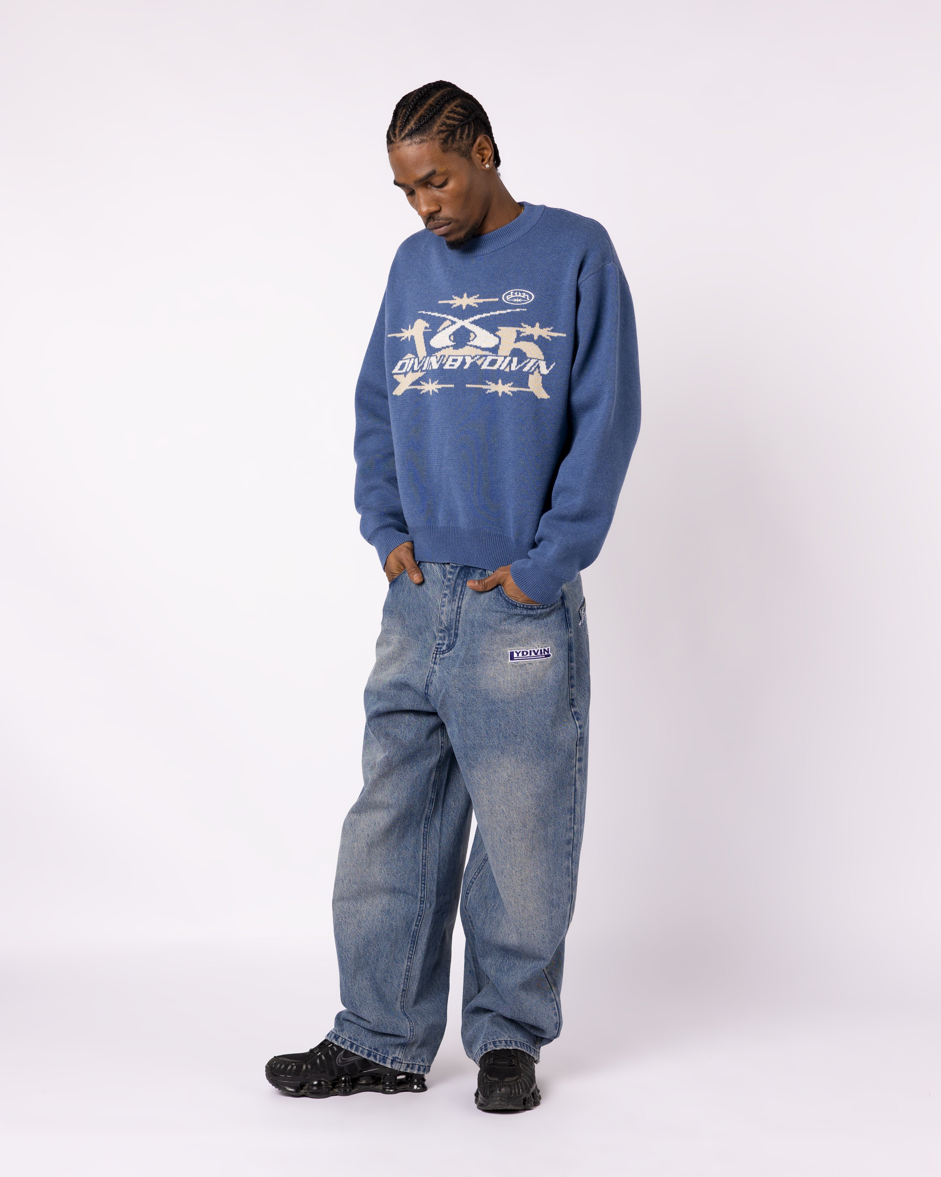 BLUE RALLY KNIT