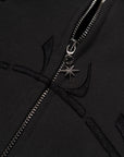 DARK HOODED ZIP JACKET
