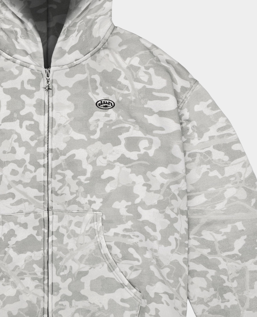 ALL OVER CAMO ZIP