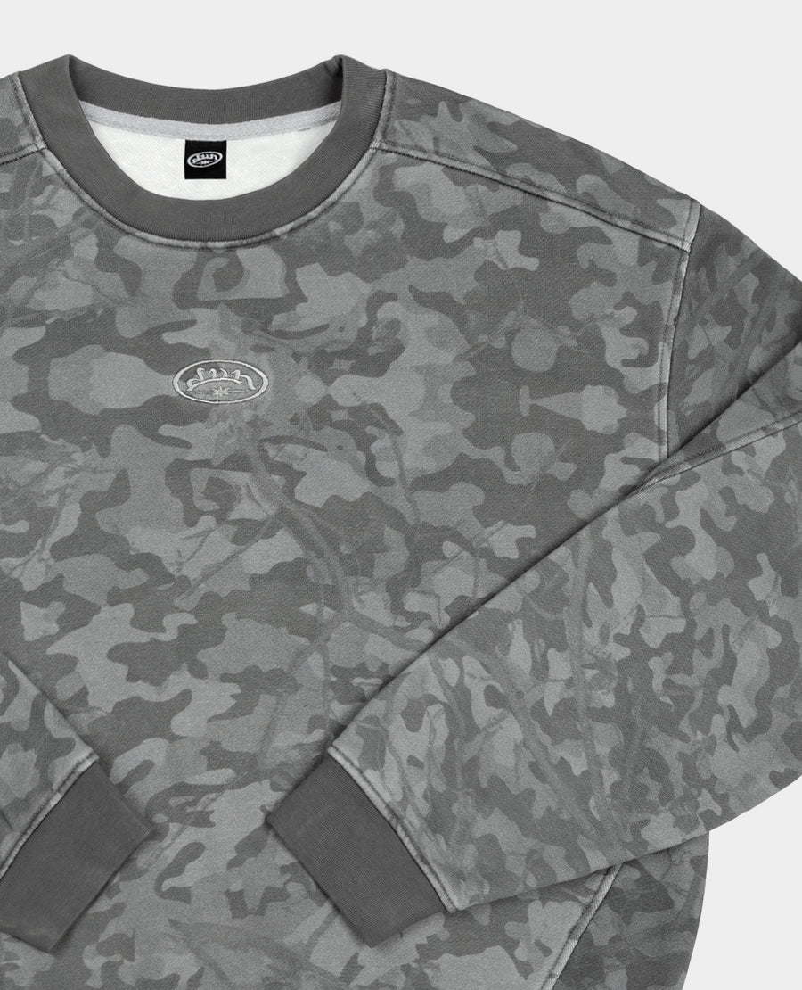 ALL OVER DARK CAMO CREWNECK